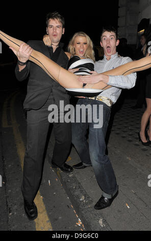 Michelle Moist und Danny D Fernsehen X Soft und Hard Adult Film und Television Awards (SHAFTA) statt auf For Your Eyes Only - Abflüge London, England - 10.03.11 Stockfoto