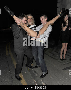 Michelle Moist und Danny D Fernsehen X Soft und Hard Adult Film und Television Awards (SHAFTA) statt auf For Your Eyes Only - Abflüge London, England - 10.03.11 Stockfoto