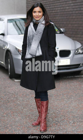 Shelley Conn in der ITV Studios London, England - 10.03.11 Stockfoto