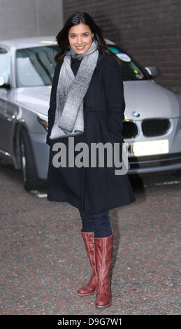 Shelley Conn in der ITV Studios London, England - 10.03.11 Stockfoto