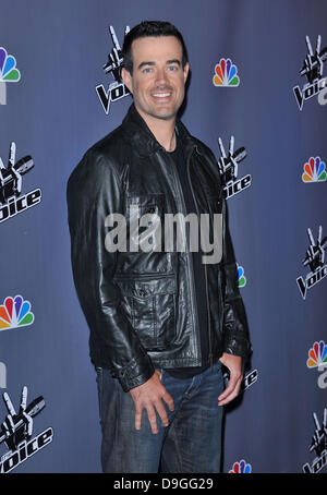 Carson Daly NBC drücken Festmahl für "The Voice", gehalten an der LA Center Studios Los Angeles, Kalifornien - 15.03.11 Stockfoto