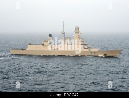 31. Mai 2009 - französischer Zerstörer FS Forbin (D620) im arabischen Meer. Stockfoto