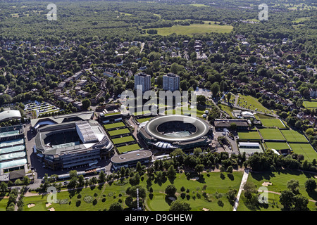 Luftaufnahme von Wimbledon Stockfoto