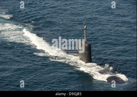 Los-Angeles-Klasse Angriff u-Boot USS Hampton. Stockfoto