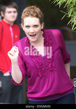 Jennie McAlpine in den ITV Studios London, England - 18.03.11 Stockfoto