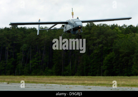 Ein US-Marine RQ-2 b Pionier Unmanned Aerial Vehicle. Stockfoto