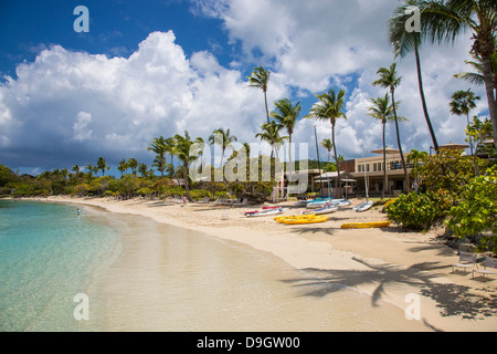 Im Caneel Bay Resort auf der Karibik-Insel St. John in den US Virgin Islands Stockfoto