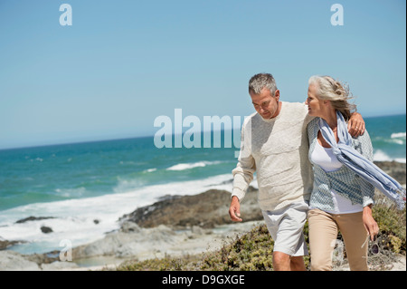 Paar am Strand Stockfoto