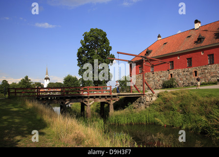 Schloss GRIPSHOLM am Mälarsee, Mariefred, Sodermanland, Schweden, Scandinavia Stockfoto