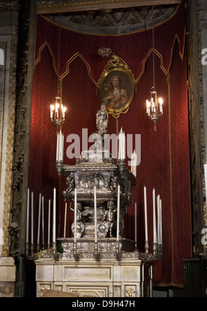 Reliquiar Kapelle der Stadtpatron Santa Rosalia, Cattedrale di Palermo, Palermo, Sizilien, Italien Stockfoto