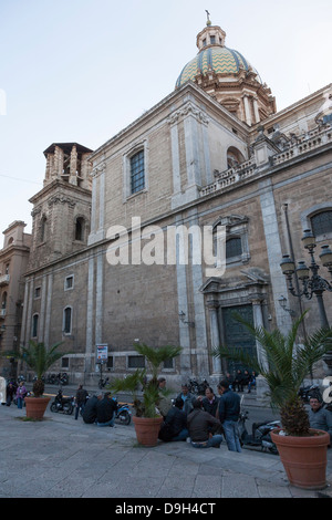 San Giuseppe dei Teatini, Kirche, Palermo, Sizilien, Italien Stockfoto