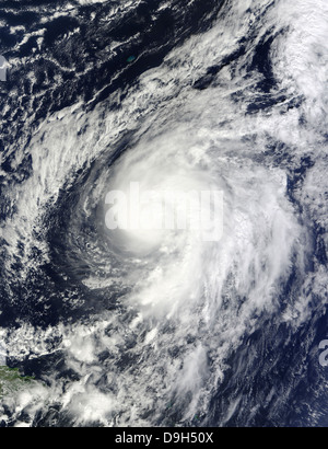 8. Oktober 2010 - Hurrikan Otto aus Puerto Rico. Stockfoto