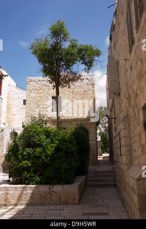 Engen Gassen der Altstadt. Jerusalem Stockfoto