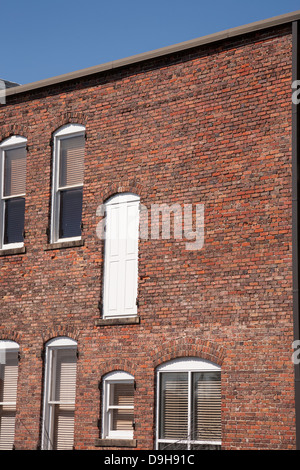 Tür, nirgendwo, Ziegel-Wand, USA Stockfoto