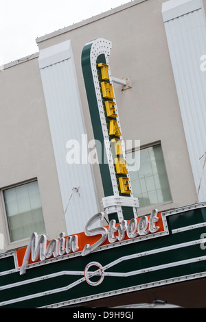 Main Street Kino, Conway, SC, USA Stockfoto