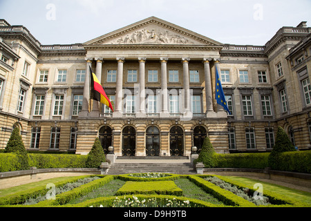 Das belgische Parlament sitzt im Palast der Nation in Brüssel - Belgien Stockfoto