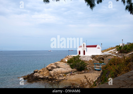 Die schöne Insel Mykonos in der Kykladen-Inseln-Griechenland Stockfoto