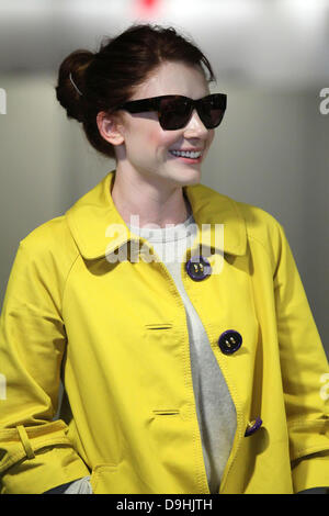 Bryce Dallas Howard Ankunft am LAX Flughafen auf einem Flug von New York City, Los Angeles, Kalifornien - 19.03.11 Stockfoto