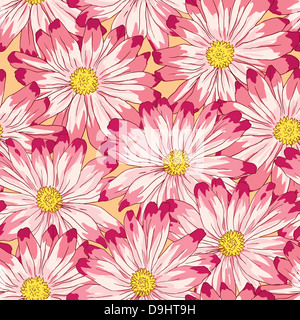 Nahtlose Blumenmuster Stockfoto