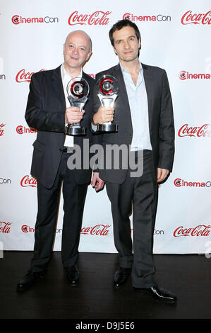 David Barron und David Heyman CinemaCon Big Screen Achievement Awards 2011, gehalten im Caesars Palace Resort and Casino Las Vegas, Nevada - 31.03.11 Stockfoto