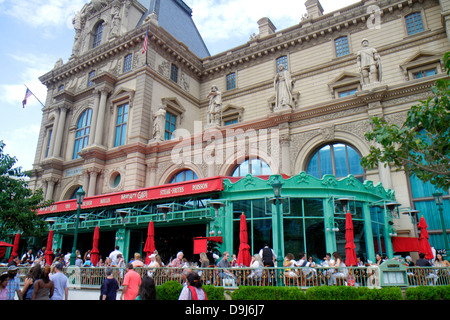 Las Vegas Nevada, The Strip, South Las Vegas Boulevard, Paris Las Vegas Hotel & Casino, Hotel, Mon Ami Gabi, Französisch, Restaurant Restaurants Essen Essen Café Stockfoto