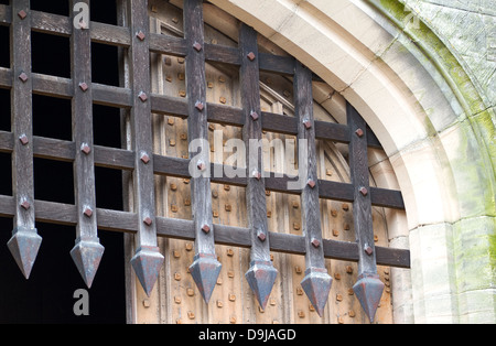 Befestigte Tor Eingang und fallgitter nach Fort Villefranche-de