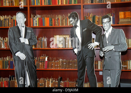 Las Vegas Nevada,UNLV,University of Nevada,Campus,Schule,Liedbibliothek,Spielesammlung,Buch,Bücher,Ausschnitte,Frank Sinatra,Dean Martin,Sammy Davis Jr., Stockfoto