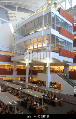 Las Vegas Nevada, UNLV, University of Nevada, Campus, Schule, Liedbibliothek, Inneneinrichtung, NV130401070 Stockfoto