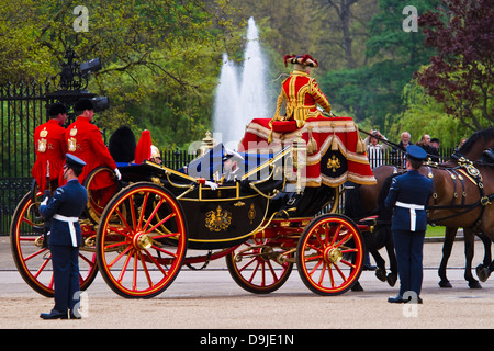 Die Zustand-Öffnung des Parlaments-London Stockfoto