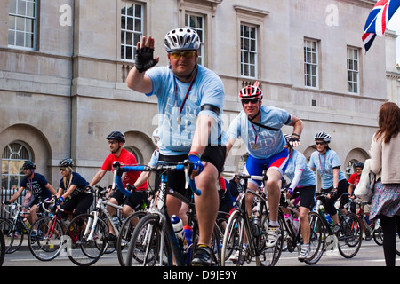 Hero Ride-Hilfe für Helden-London Stockfoto