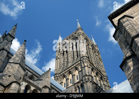 Kathedrale von Lincoln, Lincolnshire, England Stockfoto