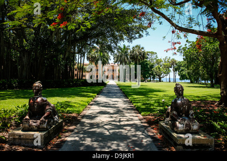 Der Ca d' Zan Mansion in Sarasota FL, Haus von John und Mable Ringling. Stockfoto