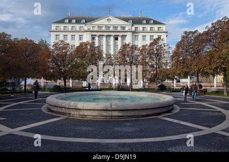 Das Hotel Esplanade, nahe dem Bahnhof in unteren Stadt von Zagreb, Kroatien. Stockfoto