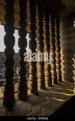 Architektonischen Details der Tempel Angkor Wat, Kambodscha Stockfoto