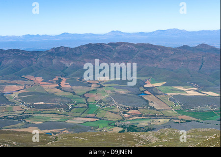 Ansicht Nord vom Swartberg Pass, Western Cape, Südafrika Stockfoto