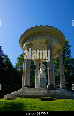 Deutschland, Oberbayern, Blick auf den Tempel der Venus im Schlosspark von linderhof Stockfoto