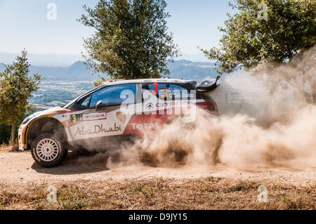 Olbia, Italien. 20. Juni 2013. Sardinien-Rallye, gilt als die italienische Etappe der Rallye-Weltmeisterschaft. Tag1. Qualifyng Bühne 'Monte Pinu';. Bildnachweis: Aktion Plus Sport/Alamy Live-Nachrichten Stockfoto