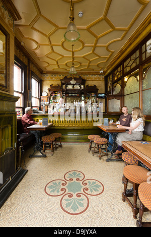 Das Garden Gate Pub in Hunslett, Leeds, Schuss für die Abdeckung von CAMRAs Erbe Pubs von West Yorkshire Buch. Stockfoto