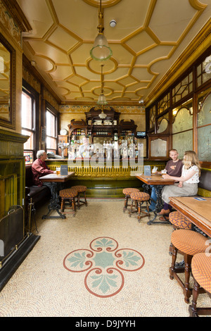 Das Garden Gate Pub in Hunslett, Leeds, Schuss für die Abdeckung von CAMRAs Erbe Pubs von West Yorkshire Buch. Stockfoto