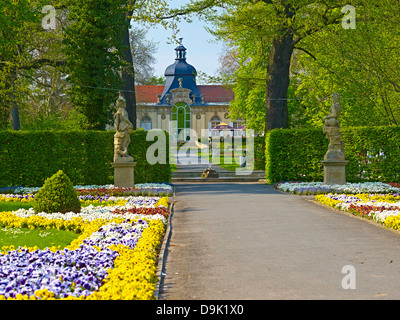 Orangerie im Seckendorff Park in Meuselwitz, Altenburger Land, Thüringen, Deutschland Stockfoto