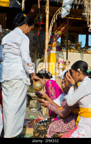 Bali, Indonesien mit vielen religiösen Traditionen Stockfoto