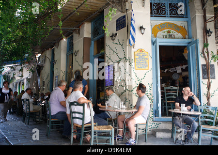 Coffee-Shop in Athen Griechenland Stockfoto