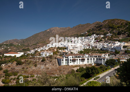 Kleinen Dorf Frigiliana, Nerja, Costa Del Sol, Andalusien, Spanien, Europa Stockfoto