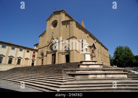 Italien, Toskana, Arezzo, Kathedrale Stockfoto