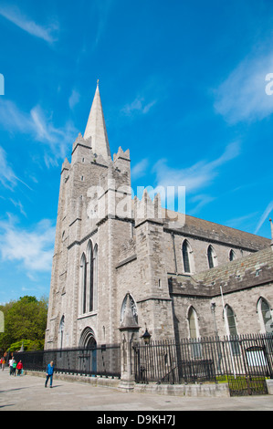 St. Patricks Kathedrale (1192) in Kathedrale Bezirk Mitteleuropa Dublin Irland Stockfoto