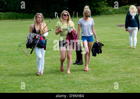 Nationaluniversität Polo Championships Stockfoto