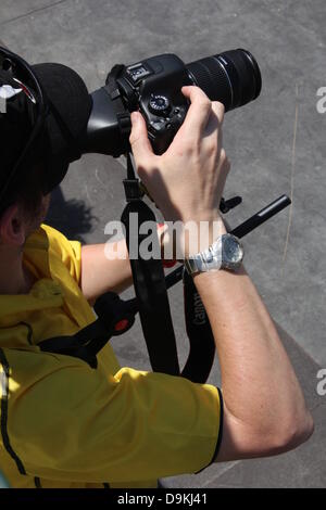 20. Juni 2013 Swatch Beach Volley Ball Weltmeisterschaften Mannschaftsturnier in Foro Italico Rom Italien Stockfoto