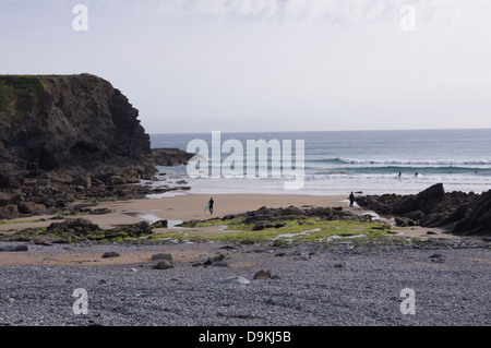 Dollar-Cove, Gunwalloe, Cornwall Stockfoto