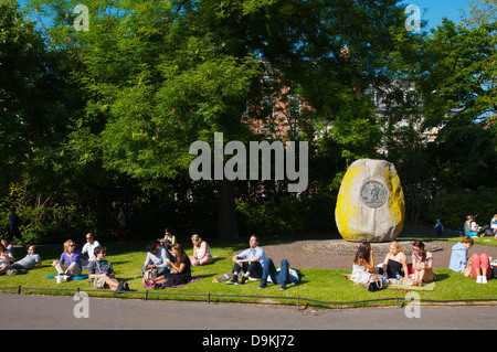 St. Stephens Green park (1663) Dublin Irland Mitteleuropa Stockfoto