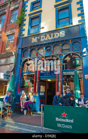 McDaids Pub außen Harry Street Dublin Irland Mitteleuropa Stockfoto